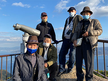 宮島で登山